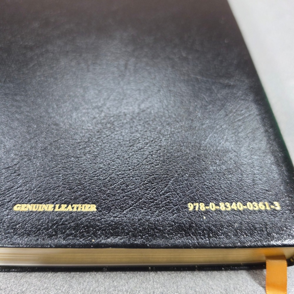 National Publishing Company KJV Holy Bible Giant Print Black Leather Excellent - Picture 5 of 7